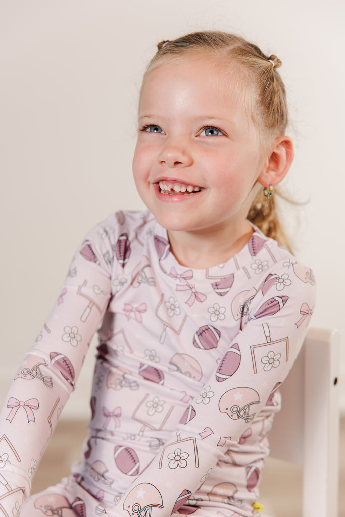 Touchdown Blitz Two Piece PJ Set - Little Kinfolk Boutique | Children's Clothing Regina, SK