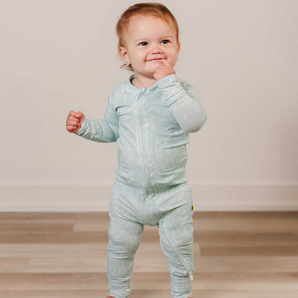 Woodland Walk Footless Sleeper - Little Kinfolk Boutique | Children's Clothing Regina, SK