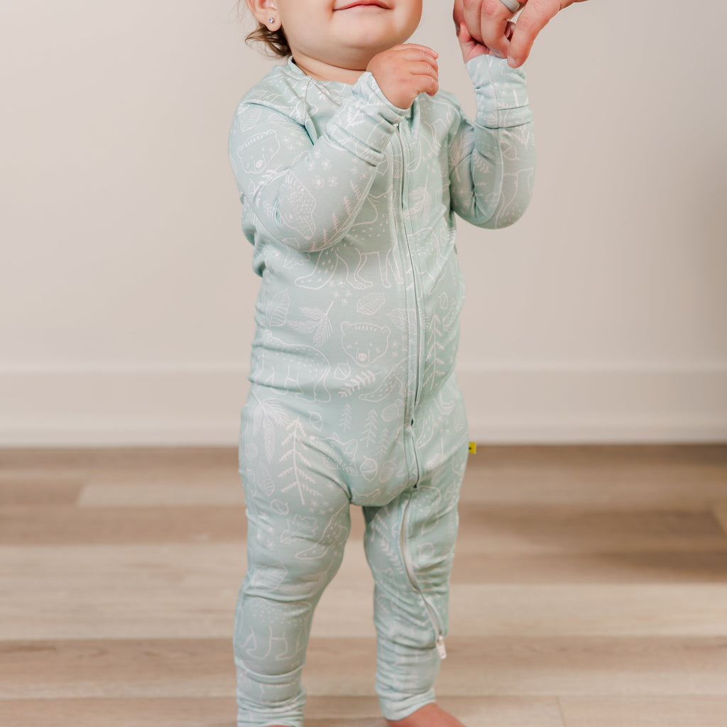 Woodland Walk Footless Sleeper - Little Kinfolk Boutique | Children's Clothing Regina, SK