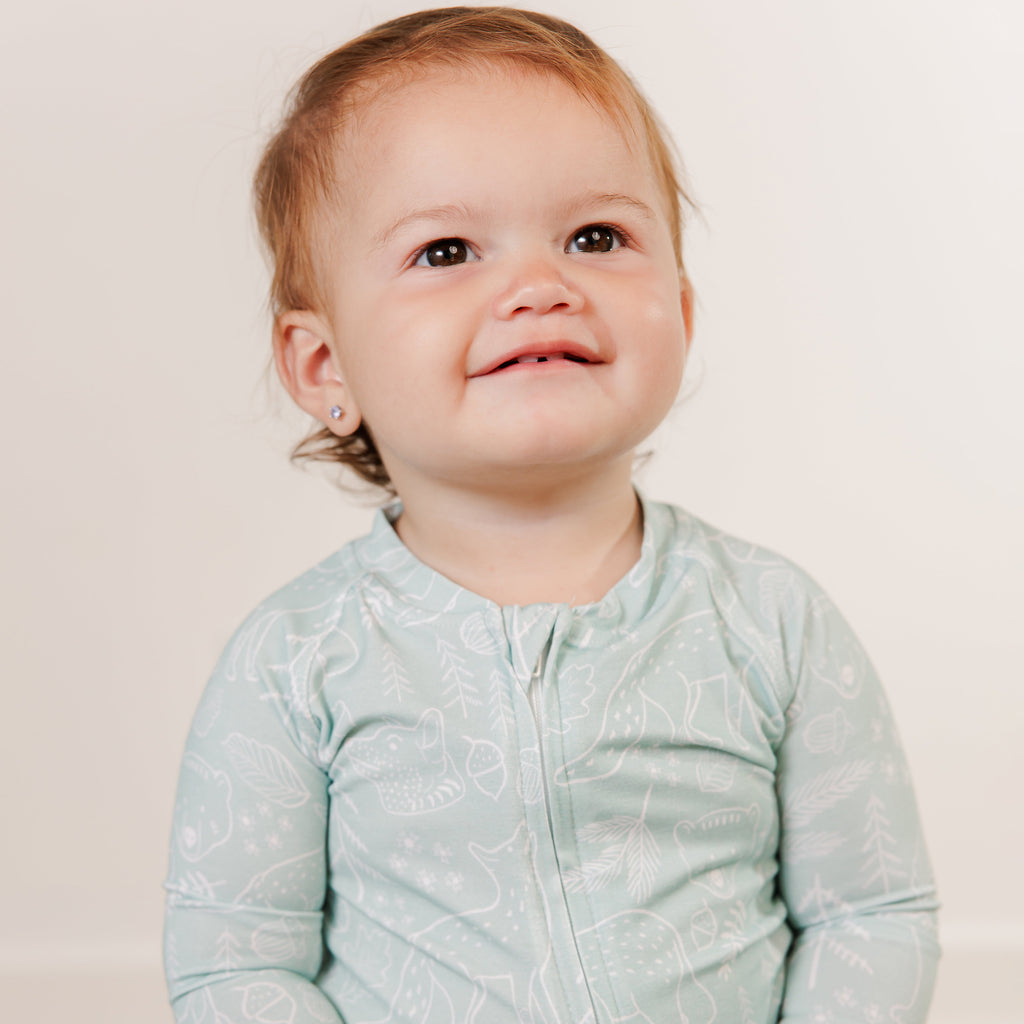 Woodland Walk Footless Sleeper - Little Kinfolk Boutique | Children's Clothing Regina, SK