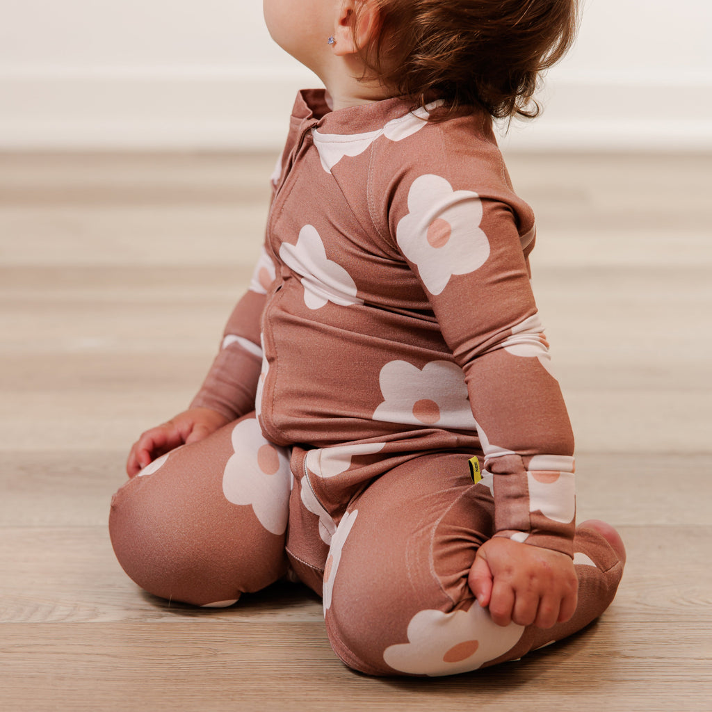 Daisy Petals Footless Sleeper - Little Kinfolk Boutique | Children's Clothing Regina, SK