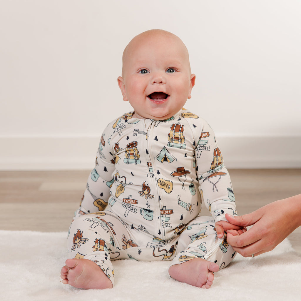 Camp Footless Sleeper - Little Kinfolk Boutique | Children's Clothing Regina, SK