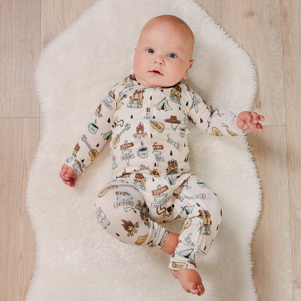Camp Footless Sleeper - Little Kinfolk Boutique | Children's Clothing Regina, SK