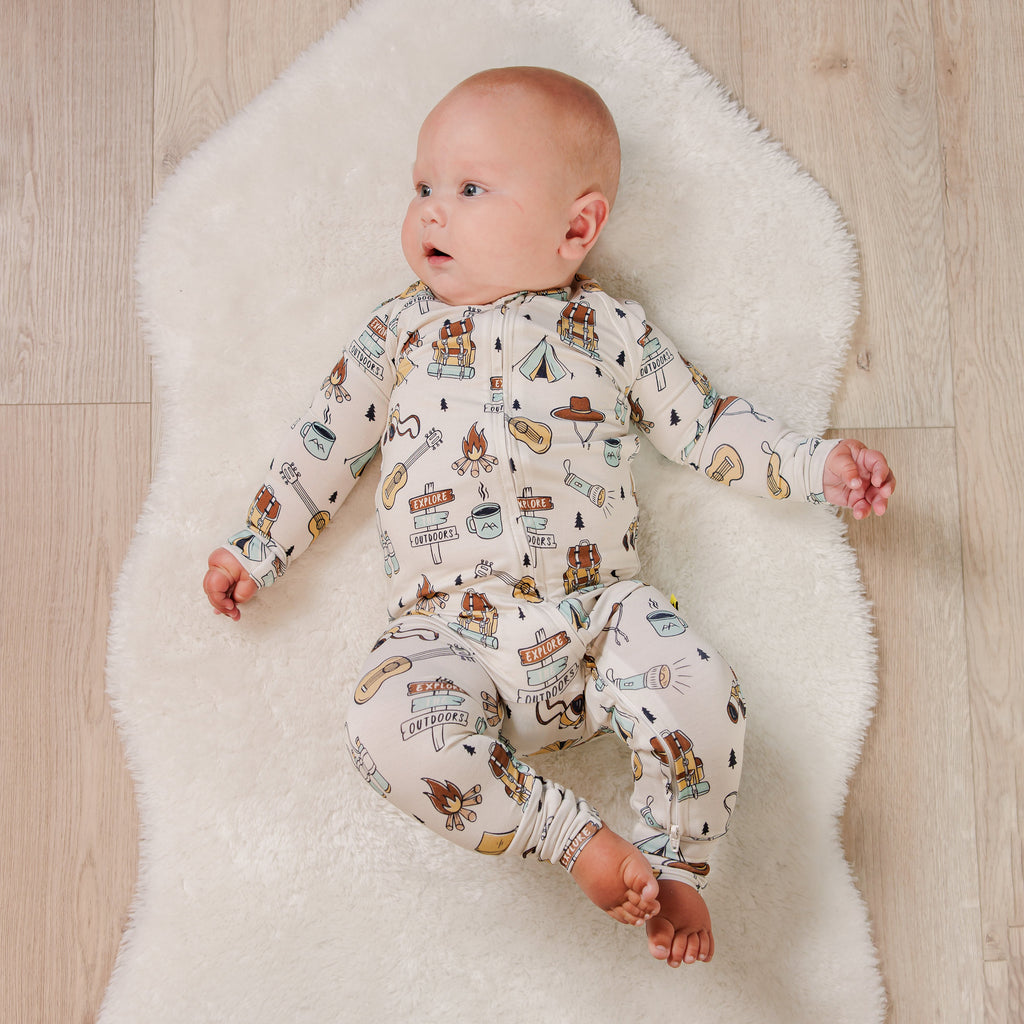 Camp Footless Sleeper - Little Kinfolk Boutique | Children's Clothing Regina, SK
