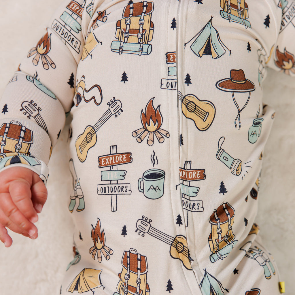 Camp Footless Sleeper - Little Kinfolk Boutique | Children's Clothing Regina, SK