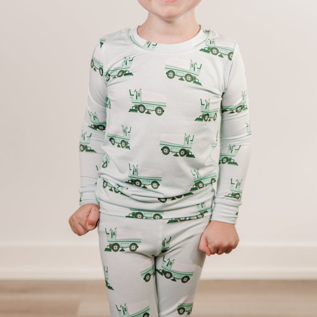 Clean Sheet Zamboni Two Piece PJ Set - Little Kinfolk Boutique | Children's Clothing Regina, SK