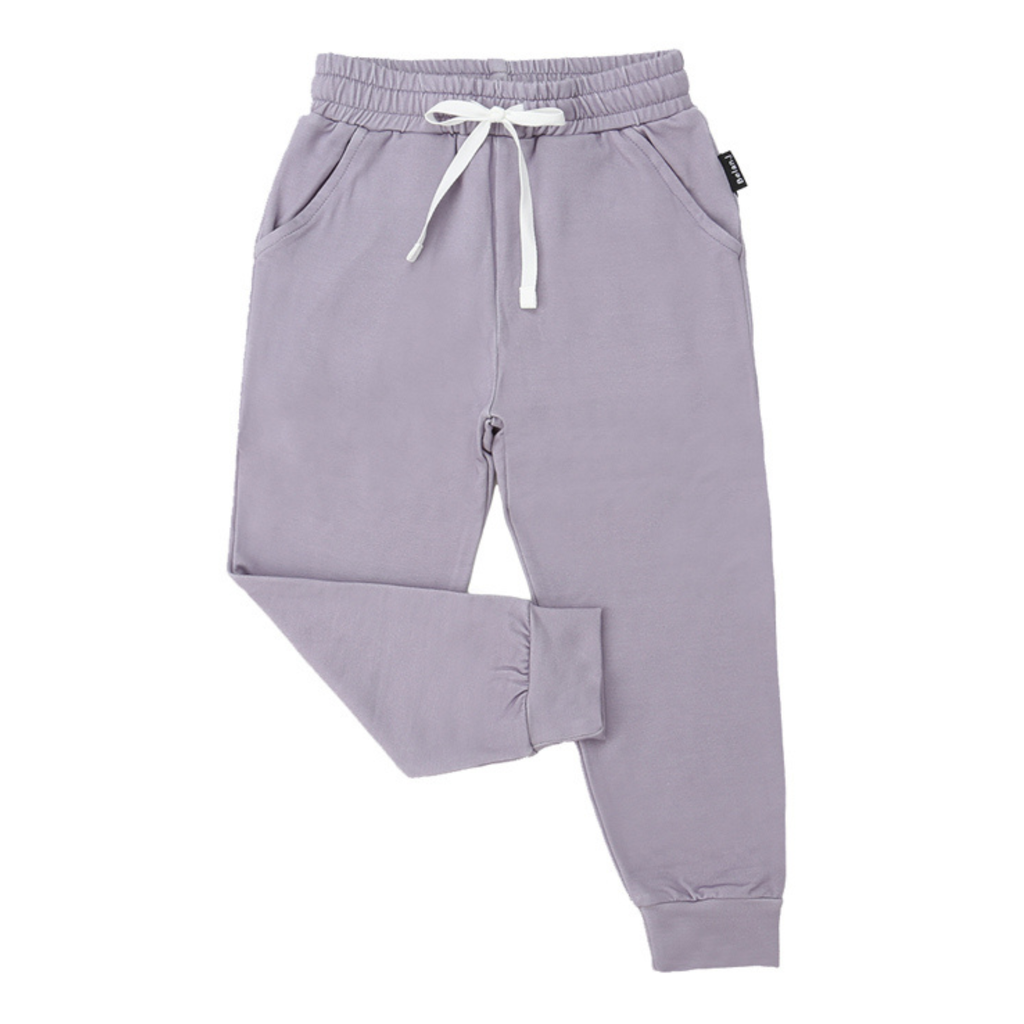 Periwinkle Bamboo Sweatpants - Little Kinfolk Boutique | Children's Clothing Regina, SK