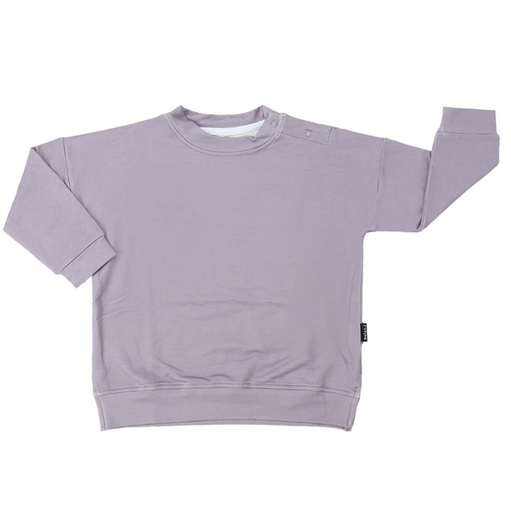 Periwinkle Bamboo Sweatshirt - Little Kinfolk Boutique | Children's Clothing Regina, SK