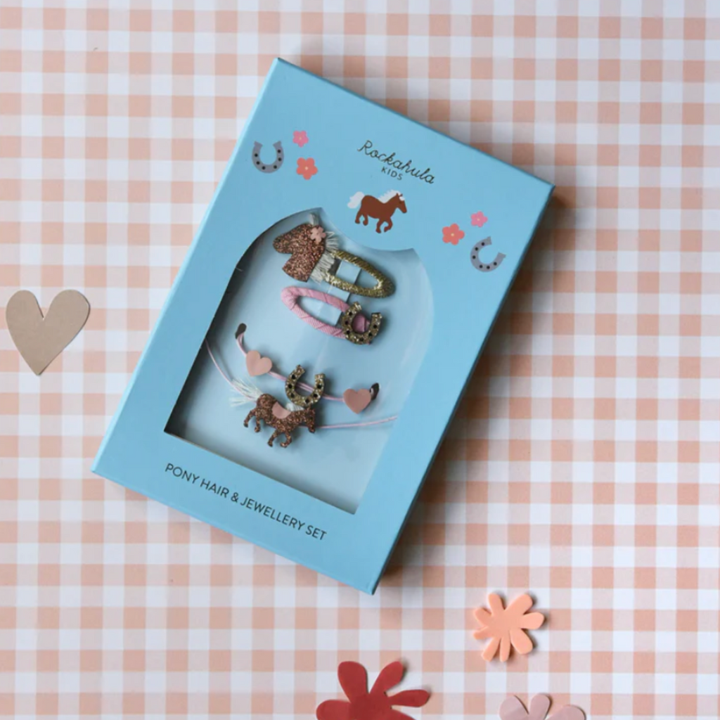 Peggy Pony Hair & Jewellery Set - Little Kinfolk Boutique | Children's Clothing Regina, SK