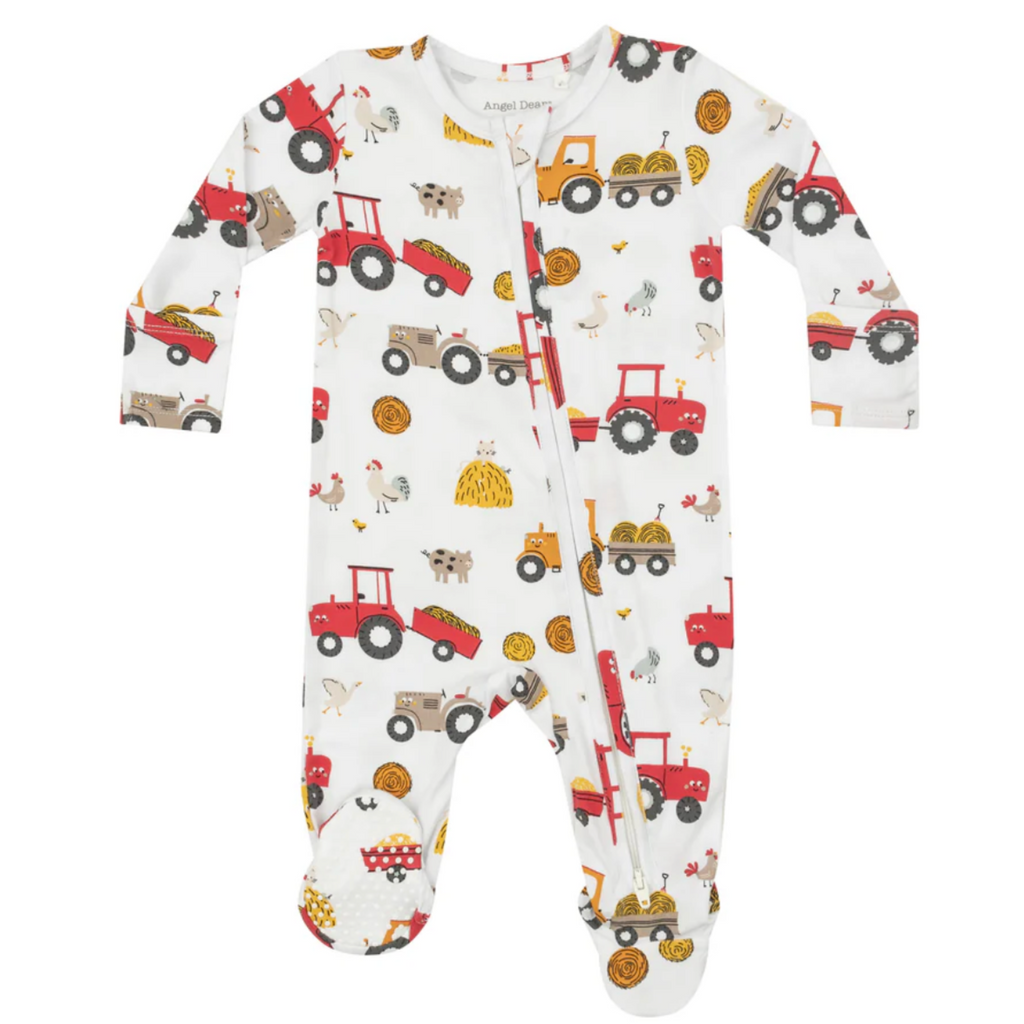 Happy Tractors Sleeper - Little Kinfolk Boutique | Children's Clothing Regina, SK