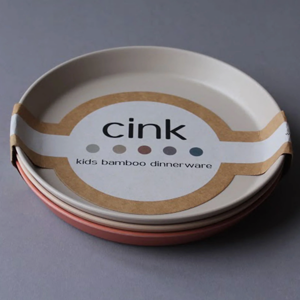 Cink Bamboo 3pc Plate Sets - Little Kinfolk Boutique | Children's Clothing Regina, SK