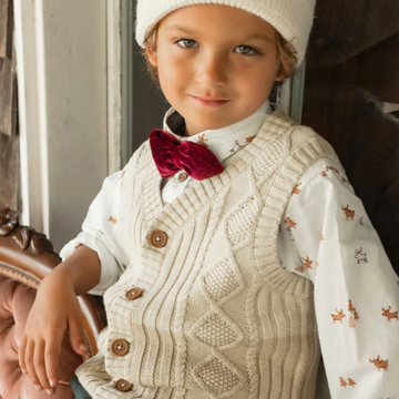 Thomas Holiday Button Up - Little Kinfolk Boutique | Children's Clothing Regina, SK