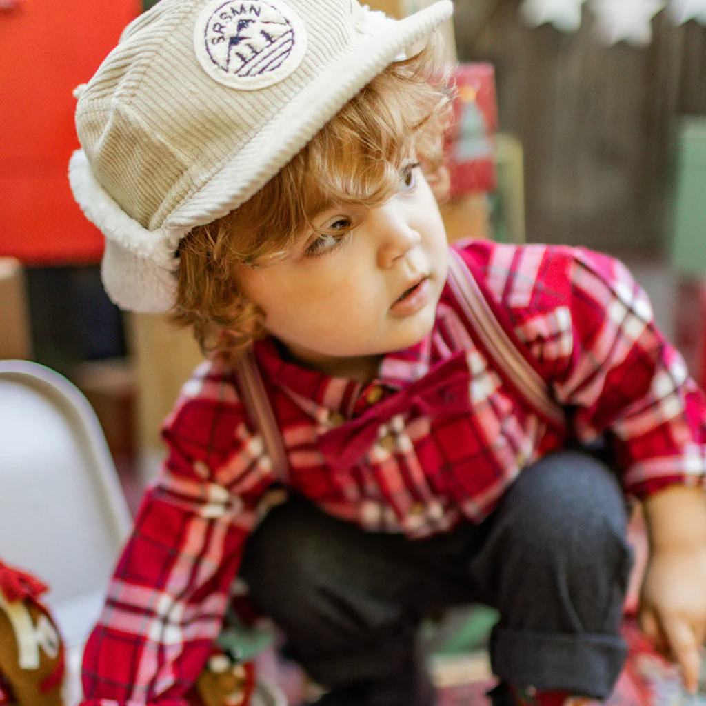 Sawyer Holiday Plaid Shirt - Little Kinfolk Boutique | Children's Clothing Regina, SK