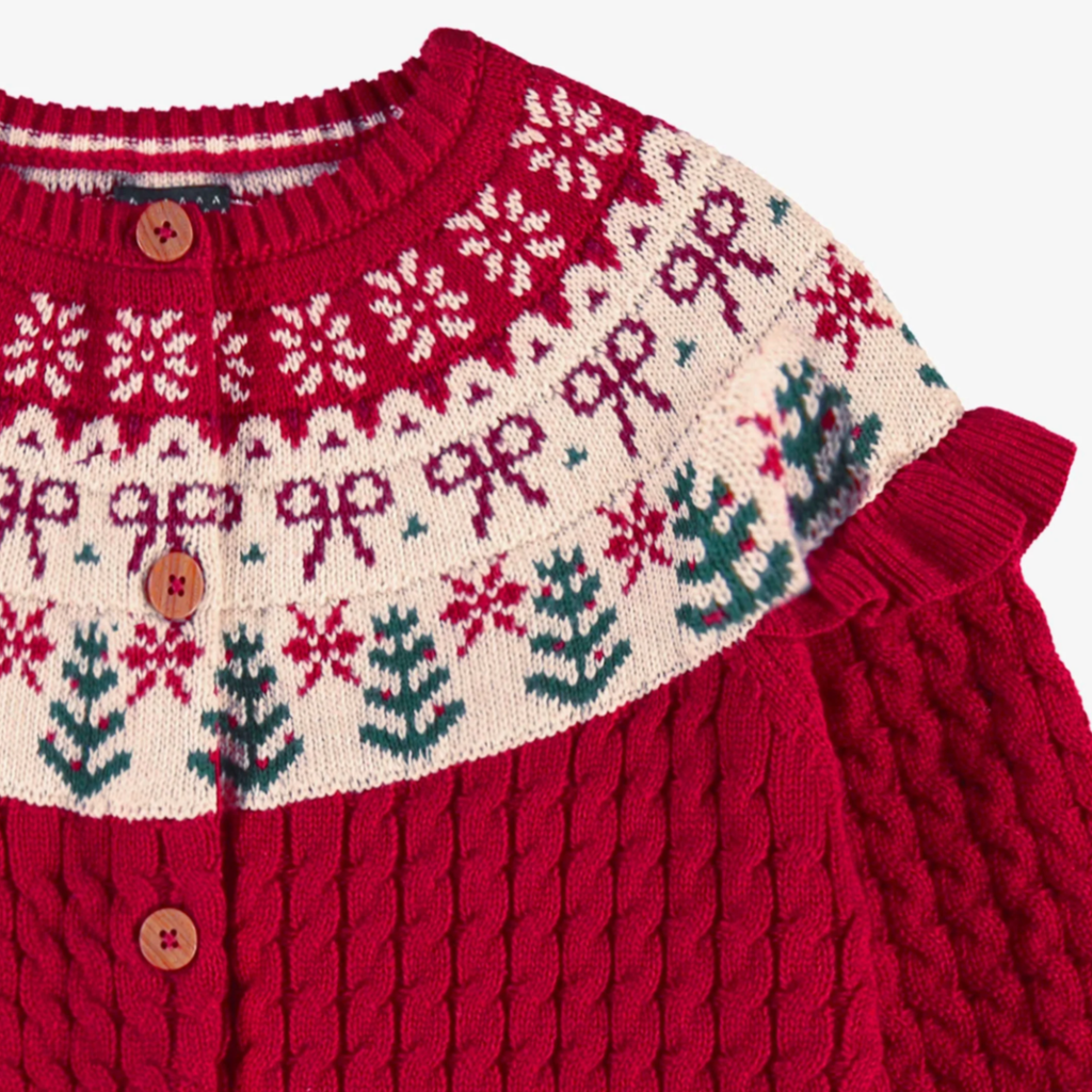 Sophia Holiday Cardigan - Little Kinfolk Boutique | Children's Clothing Regina, SK
