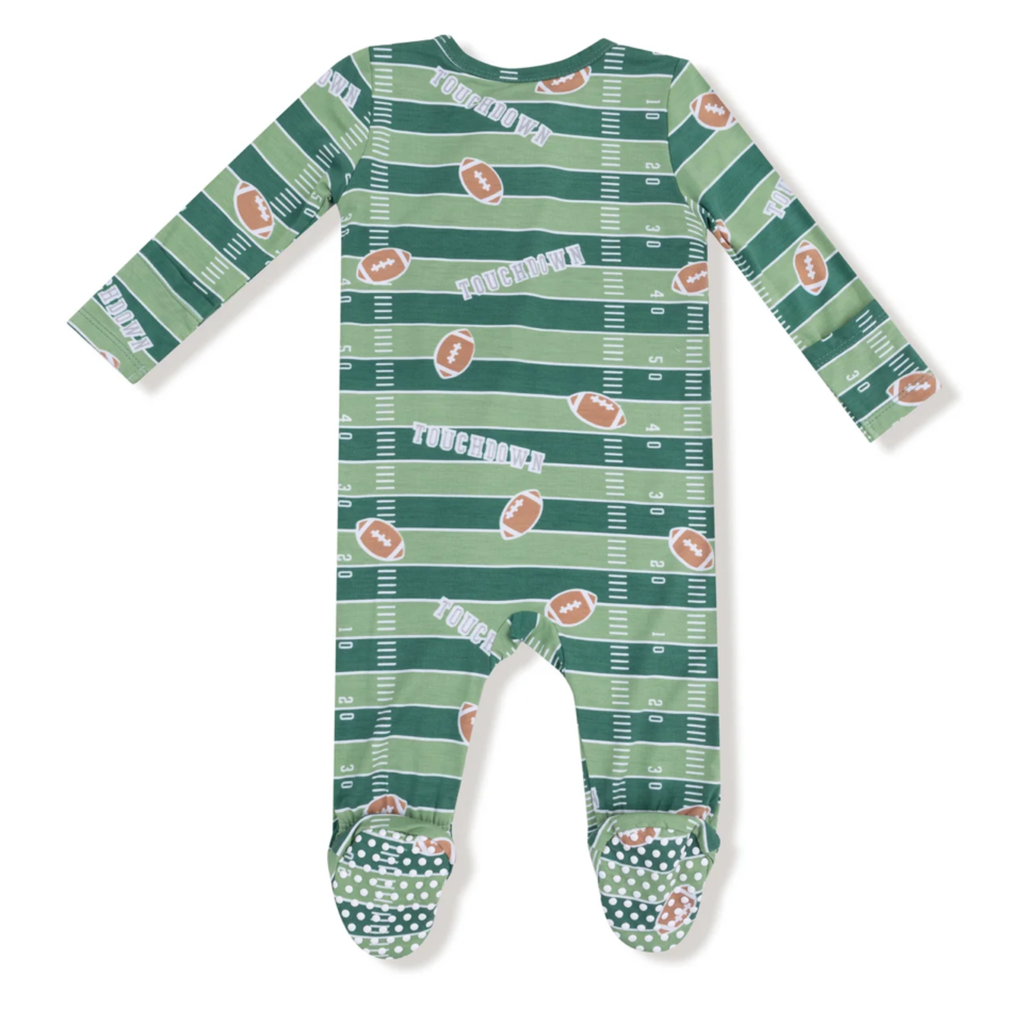 Football Field Zipper Sleeper - Little Kinfolk Boutique | Children's Clothing Regina, SK
