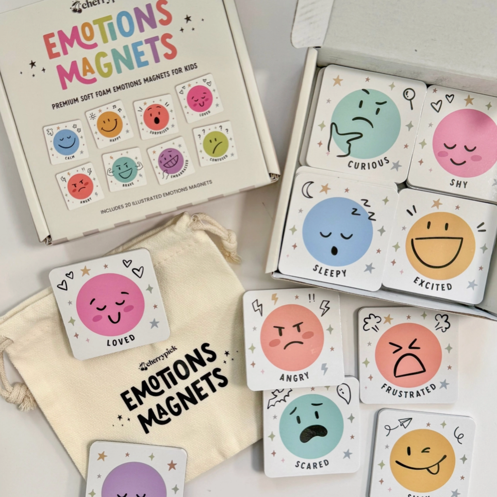 Magic Emotions Set - Soft Foam Magnetic Shapes - Little Kinfolk Boutique | Children's Clothing Regina, SK