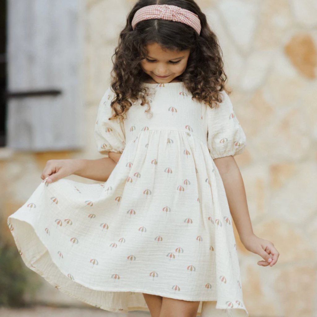 Umbrellas Marley Dress - Little Kinfolk Boutique | Children's Clothing Regina, SK