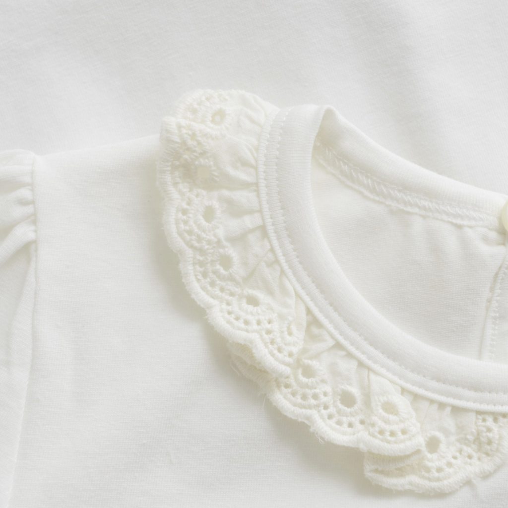 Jennie Long Sleeve Collared Tee - Little Kinfolk Boutique | Children's Clothing Regina, SK