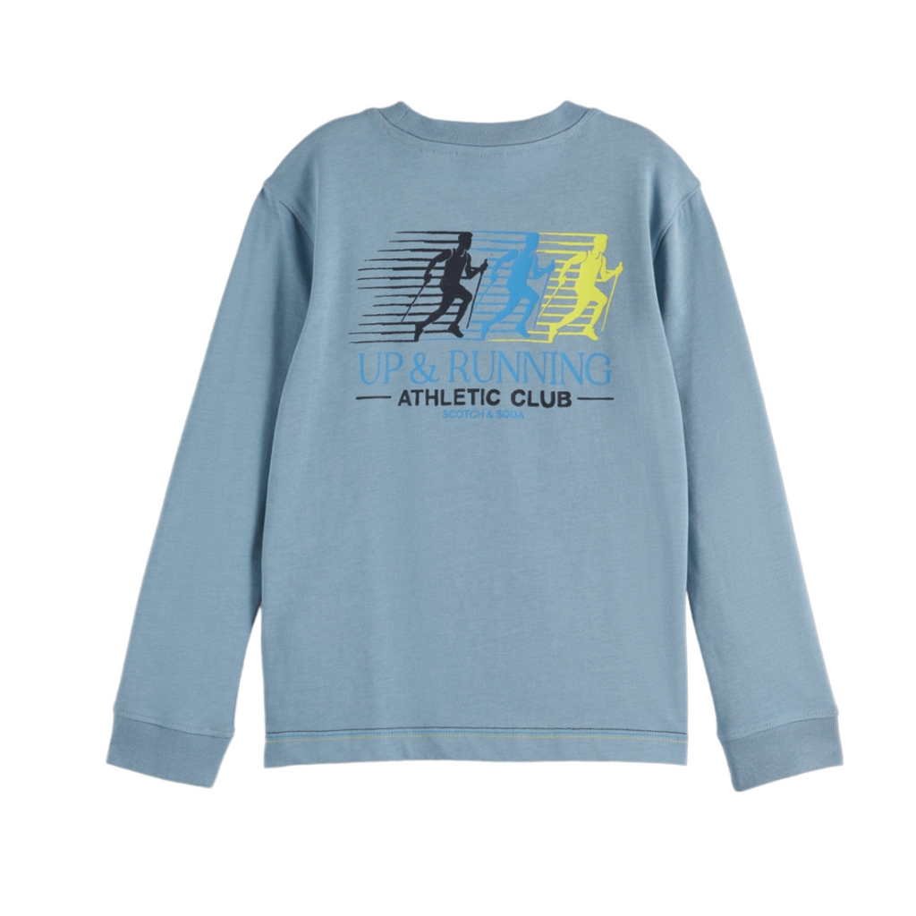 Scotch & Soda Athletic Club Long Sleeve Tee - Little Kinfolk Boutique | Children's Clothing Regina, SK