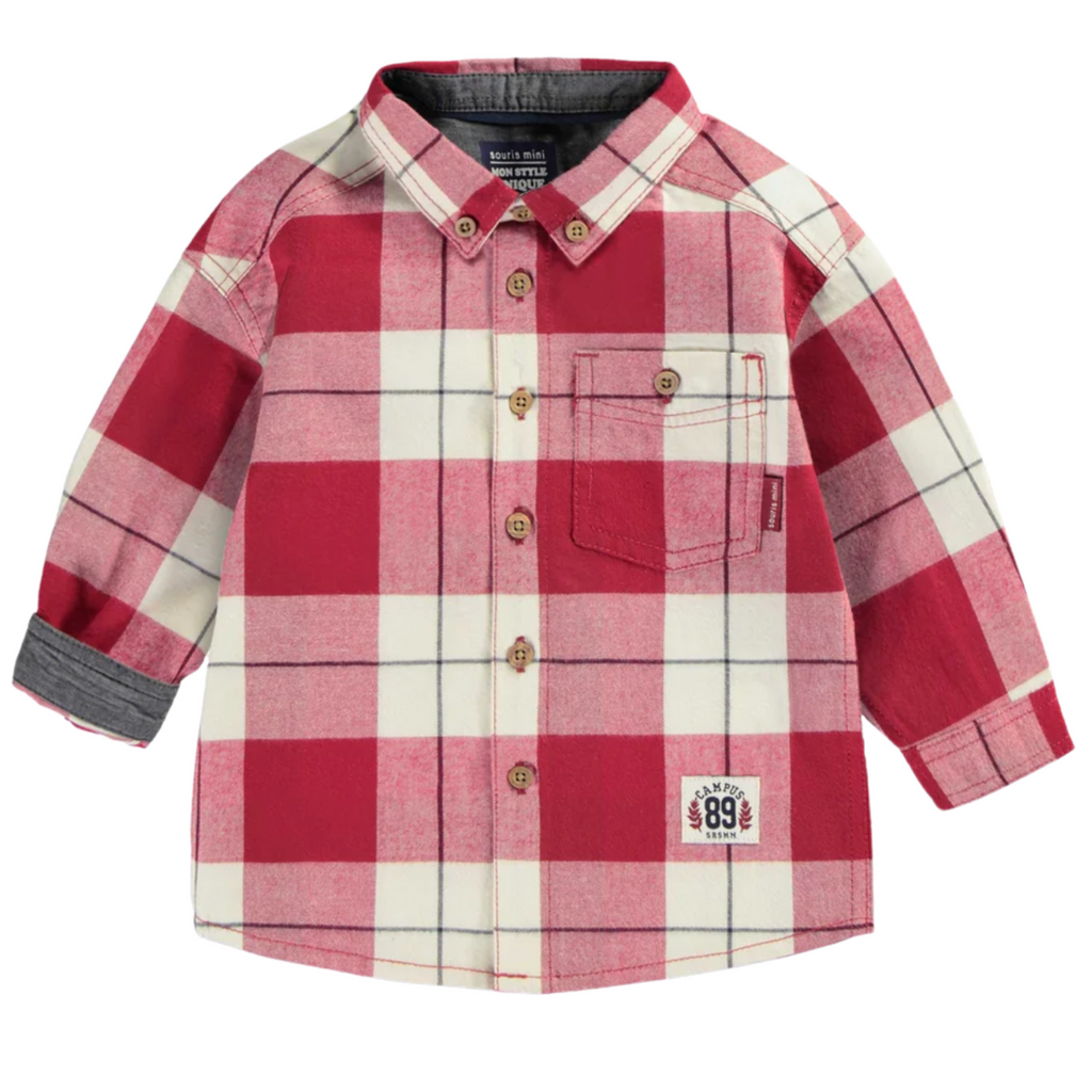 Apelles Plaid Shirt - Little Kinfolk Boutique | Children's Clothing Regina, SK