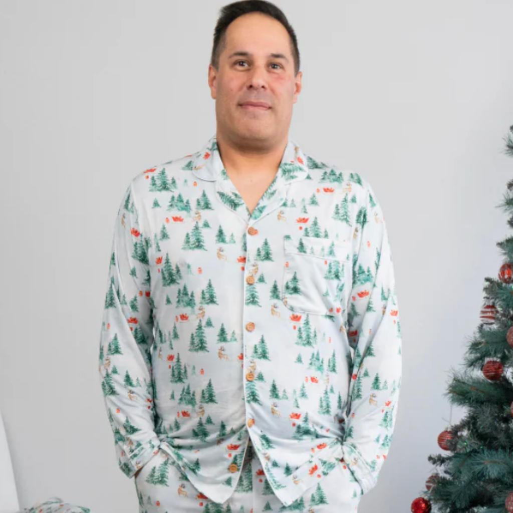 Sleigh Ride Bamboo Men's Classic L/S PJ Set - Little Kinfolk Boutique | Children's Clothing Regina, SK