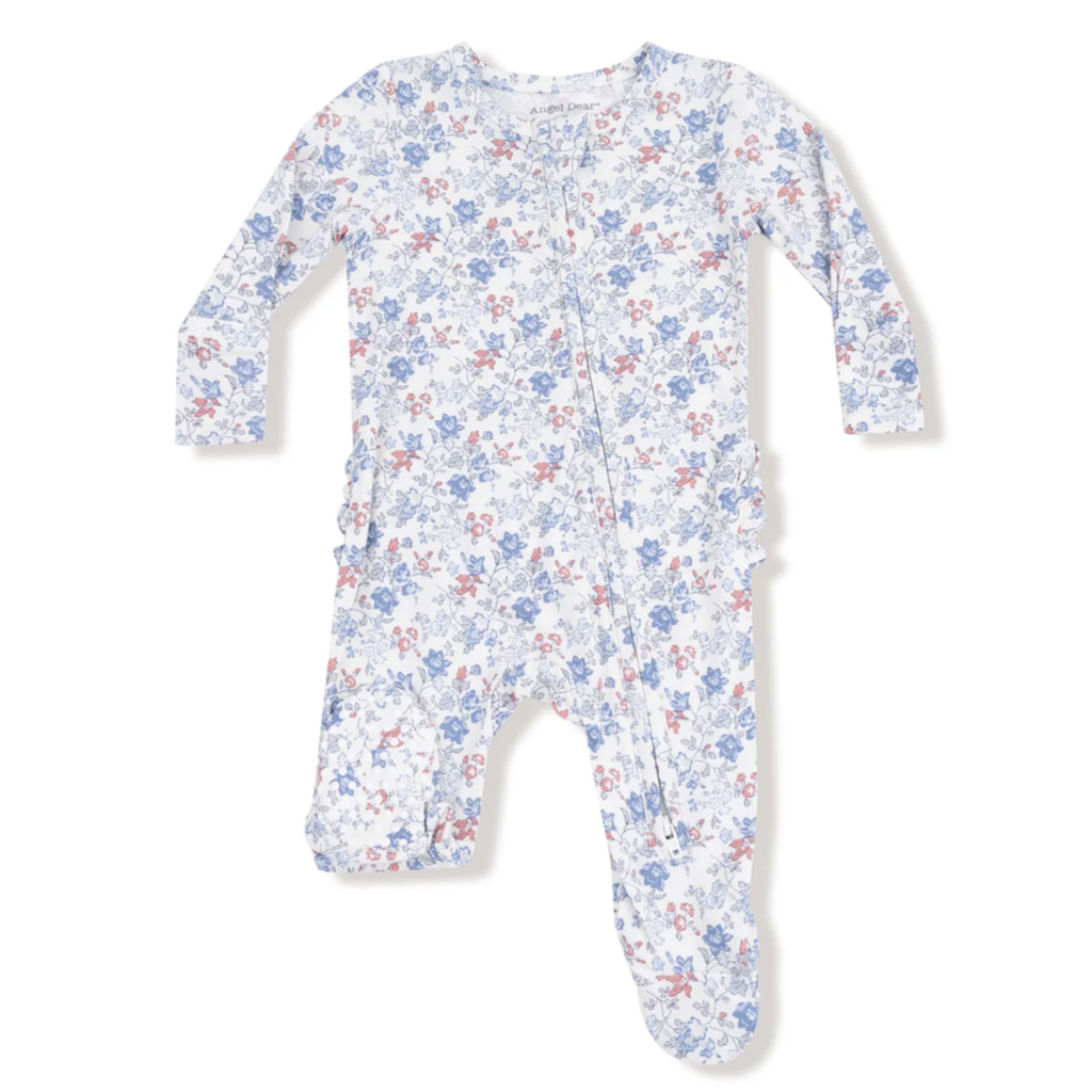 Country Girl Ruffle Floral Sleeper - Little Kinfolk Boutique | Children's Clothing Regina, SK