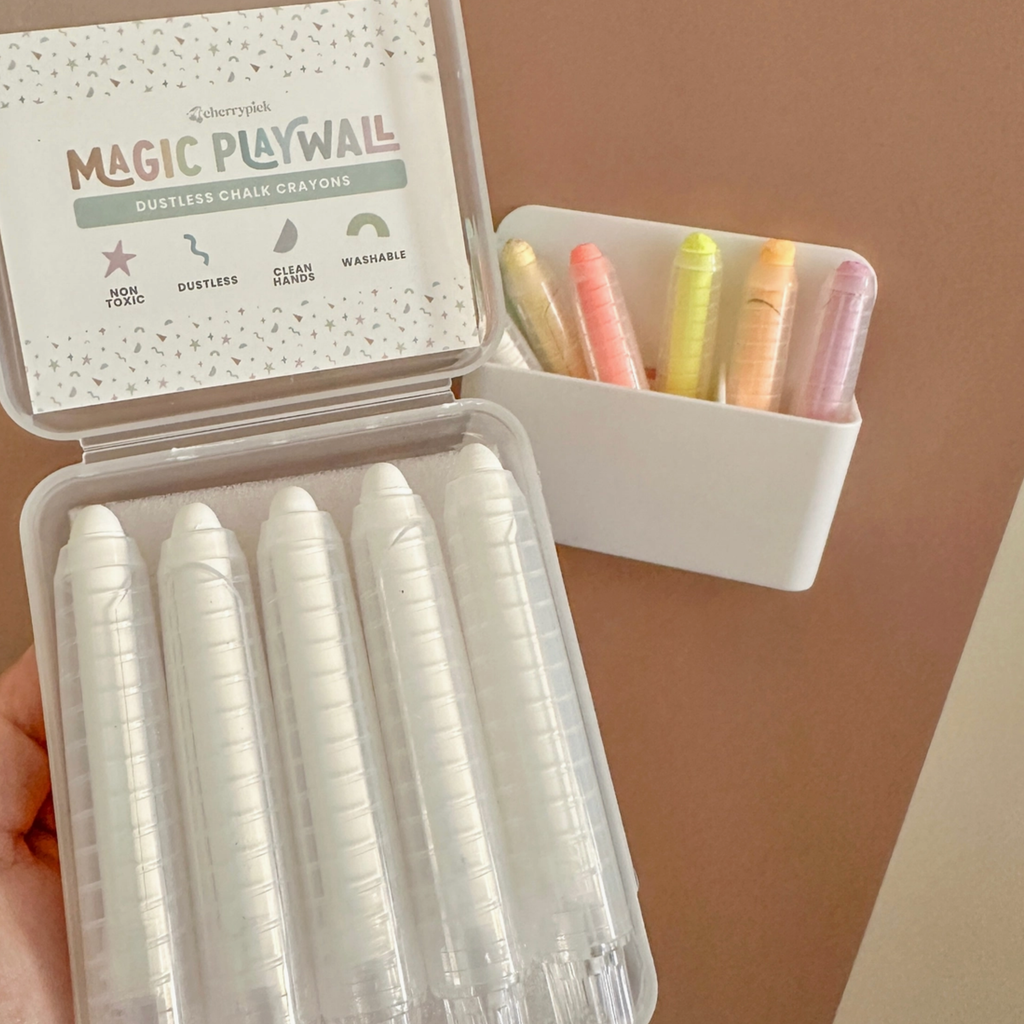 Dustless Chalk Crayons for Magic Wall - WHITE - Little Kinfolk Boutique | Children's Clothing Regina, SK