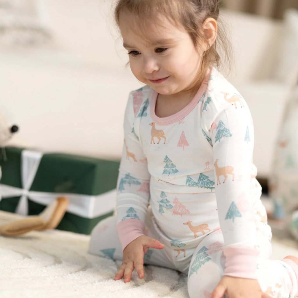 Deer Forest PJ Set - Little Kinfolk Boutique | Children's Clothing Regina, SK