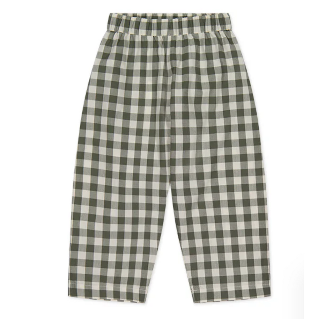 Kingston Gingham Grape Leaf Pant - Little Kinfolk Boutique | Children's Clothing Regina, SK