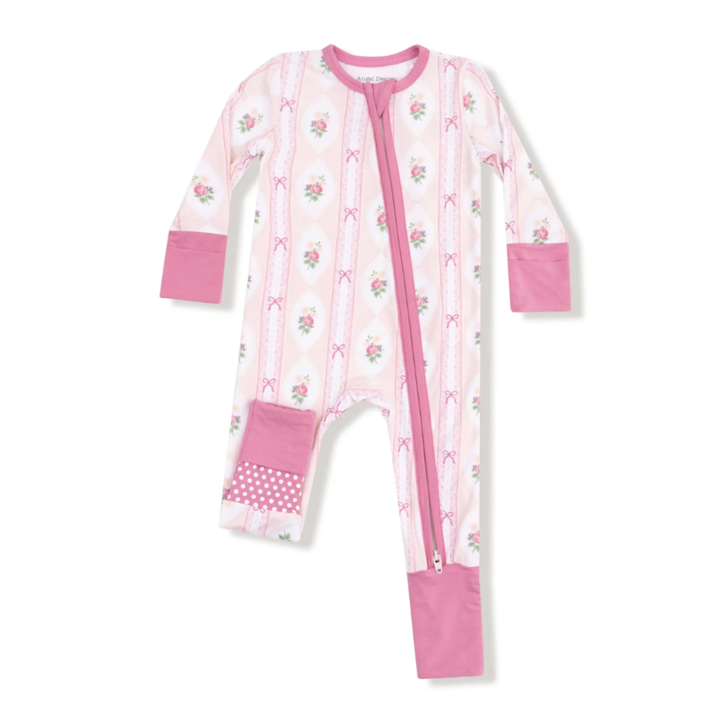 Ogee Lace Floral Footie Ruffle Sleeper - Little Kinfolk Boutique | Children's Clothing Regina, SK