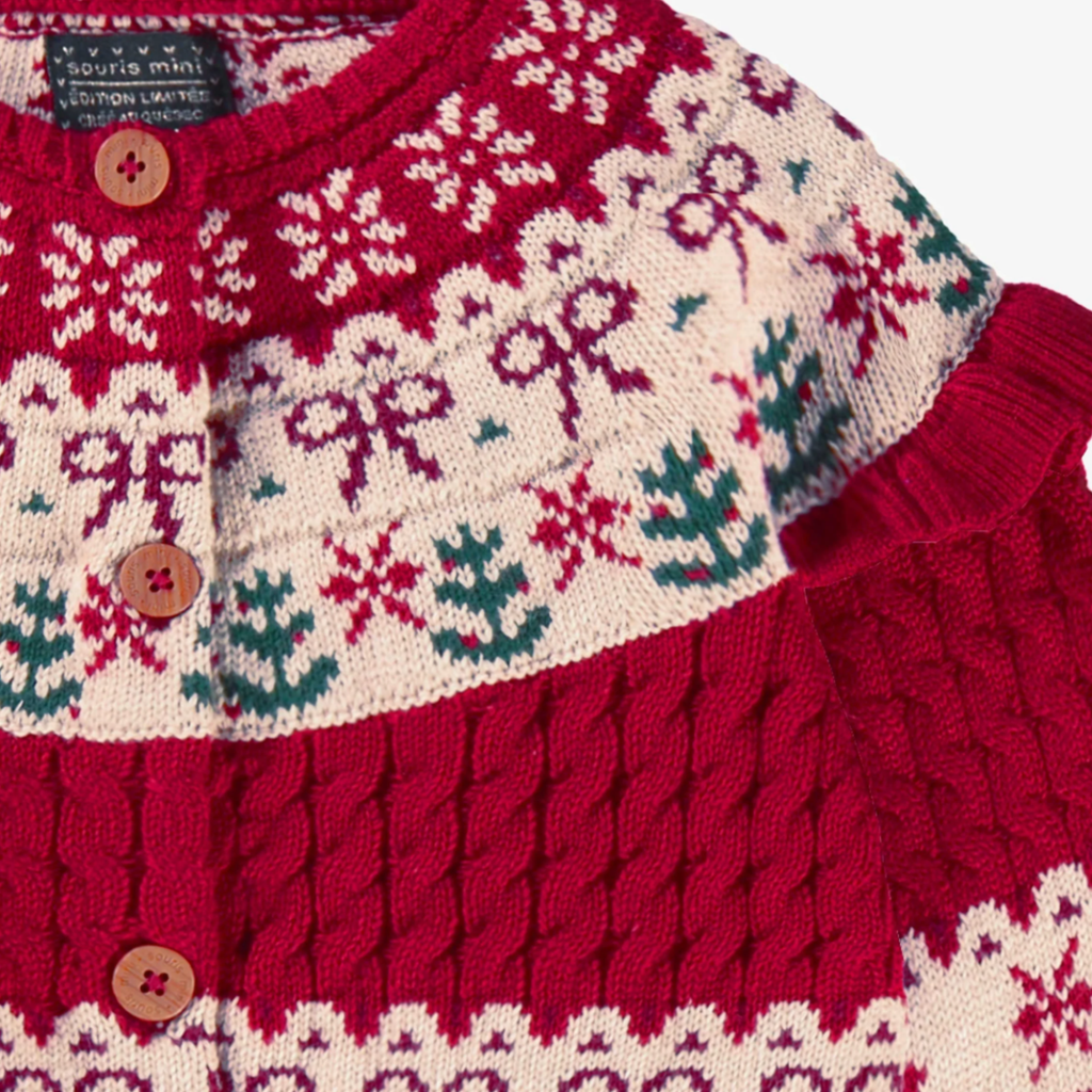 Sophia Holiday Cardigan - Little Kinfolk Boutique | Children's Clothing Regina, SK