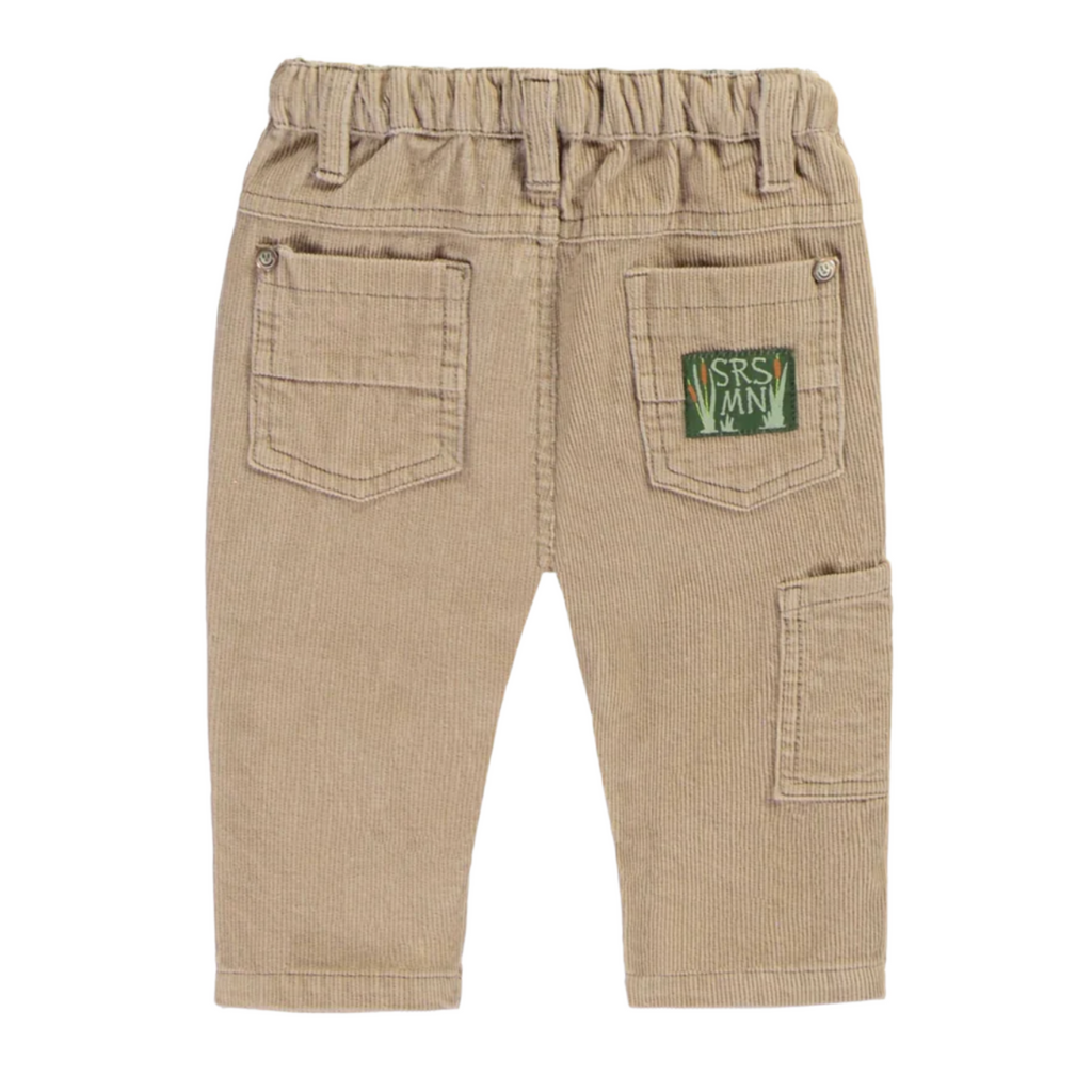 Billy Beige Corduroy Relaxed Fit Pants - Little Kinfolk Boutique | Children's Clothing Regina, SK