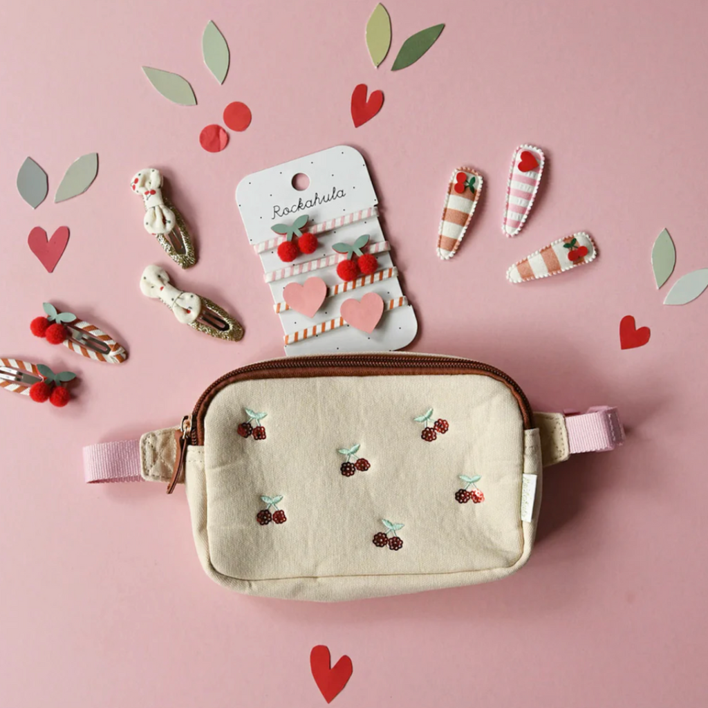 Stripy Cherry Ponies - Little Kinfolk Boutique | Children's Clothing Regina, SK