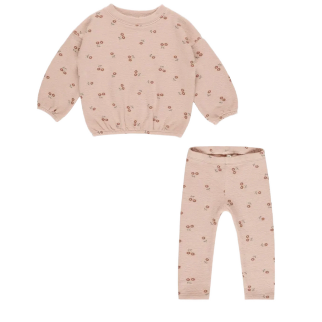 Blossom Spongey Knit Set - Little Kinfolk Boutique | Children's Clothing Regina, SK