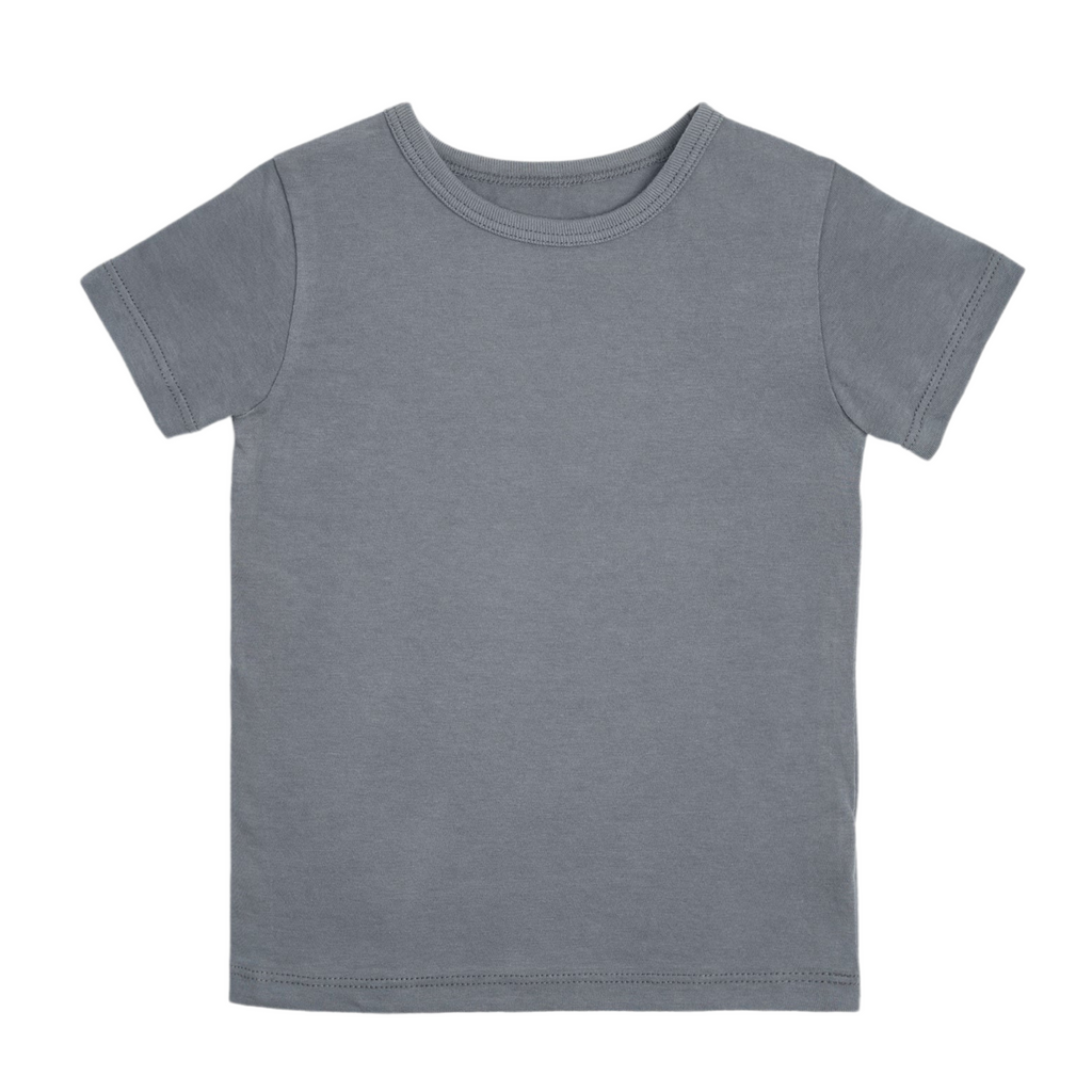 Mioche Slate Organic SS Tee - Little Kinfolk Boutique | Children's Clothing Regina, SK