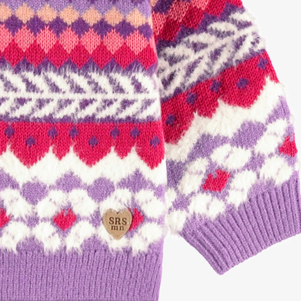 Peggy Purple Knitted Sweater - Little Kinfolk Boutique | Children's Clothing Regina, SK