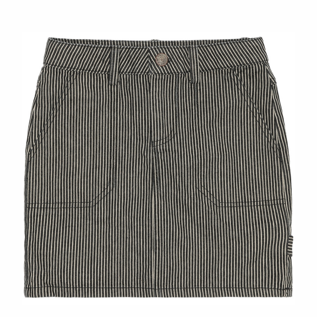 London Striped Denim Skirt - Little Kinfolk Boutique | Children's Clothing Regina, SK