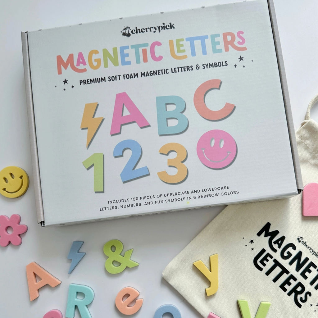 Magic Letters & Symbols Set - Soft Foam Magnetic Set - Little Kinfolk Boutique | Children's Clothing Regina, SK