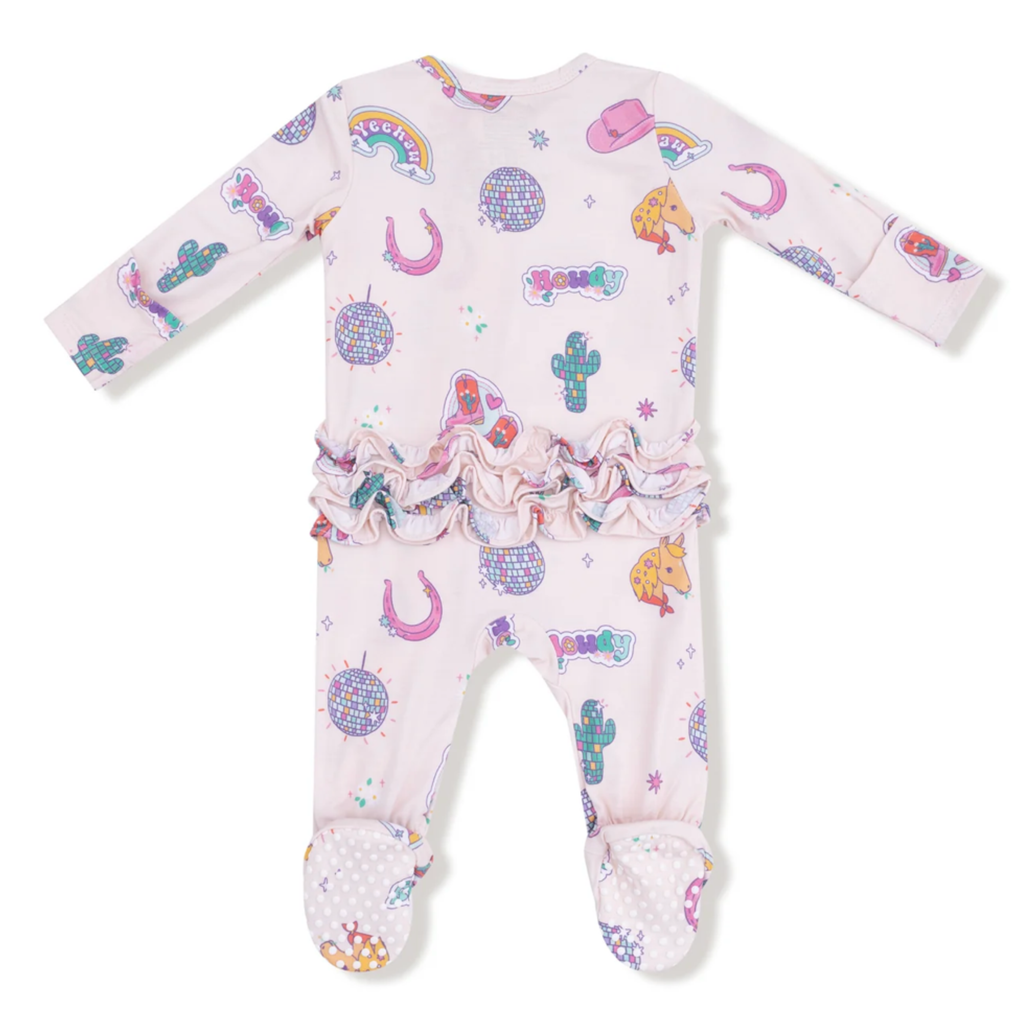 Disco Cowgirl Zipper Sleeper - Little Kinfolk Boutique | Children's Clothing Regina, SK