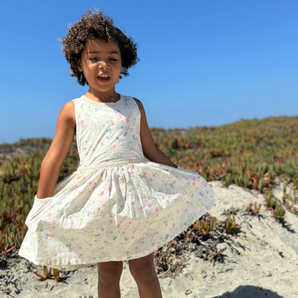 Meadow Floral Dress - Little Kinfolk Boutique | Children's Clothing Regina, SK