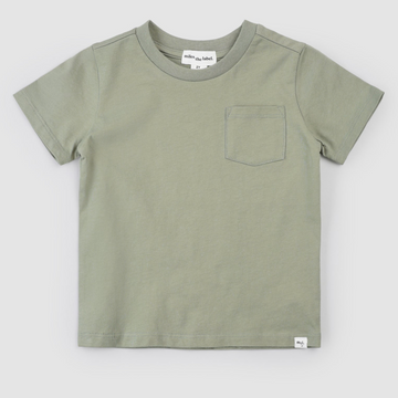 Miles Basic Pocket Tee (2 Colour Options) - Little Kinfolk Boutique | Children's Clothing Regina, SK