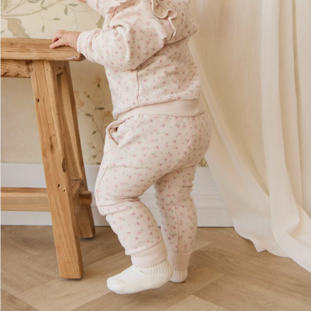 Lilith Track Pant in Victoria Blush PRESALE - Little Kinfolk Boutique | Children's Clothing Regina, SK