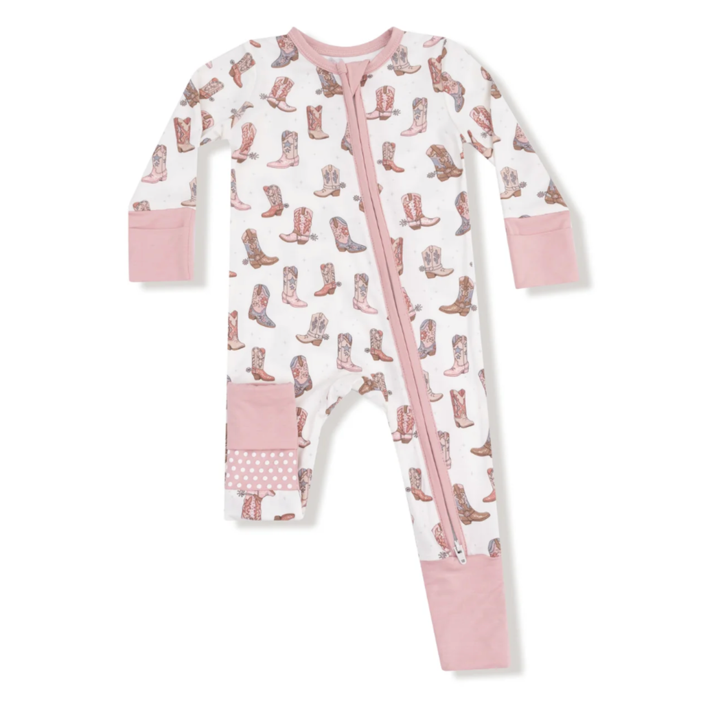 Future Cowgirl Zipper Sleeper - Little Kinfolk Boutique | Children's Clothing Regina, SK