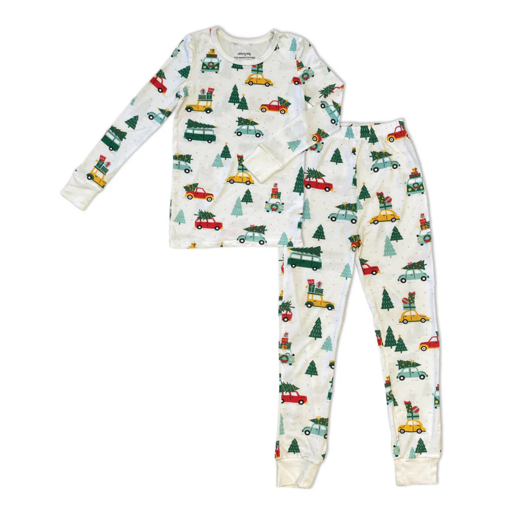 Holly Jolly Christmas PJ Set - Little Kinfolk Boutique | Children's Clothing Regina, SK