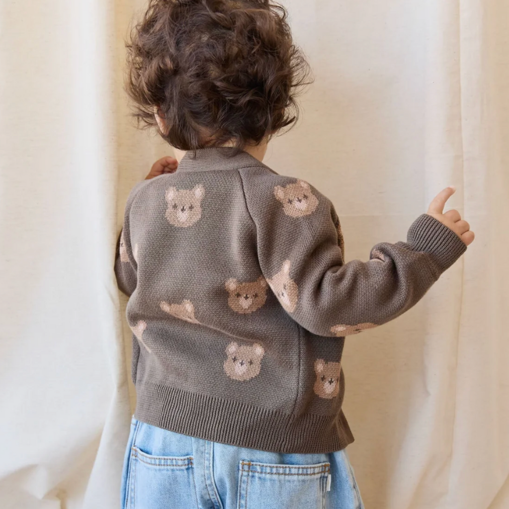 Samuel Bobbie Bear Cardigan - Little Kinfolk Boutique | Children's Clothing Regina, SK