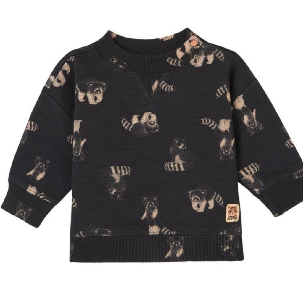 Grijota Raccoon Sweatshirt - Little Kinfolk Boutique | Children's Clothing Regina, SK