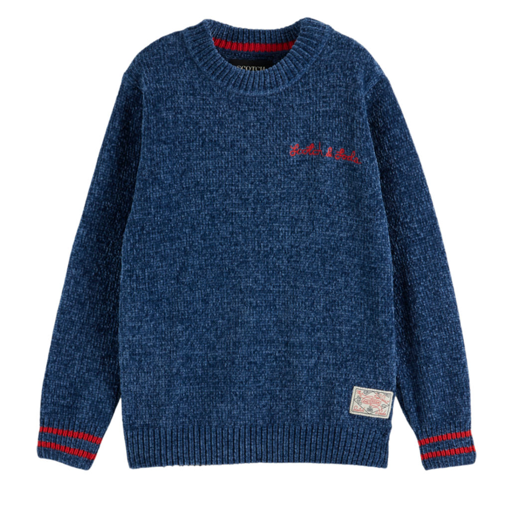 Scotch & Soda Velvet Chenille Pullover - Little Kinfolk Boutique | Children's Clothing Regina, SK