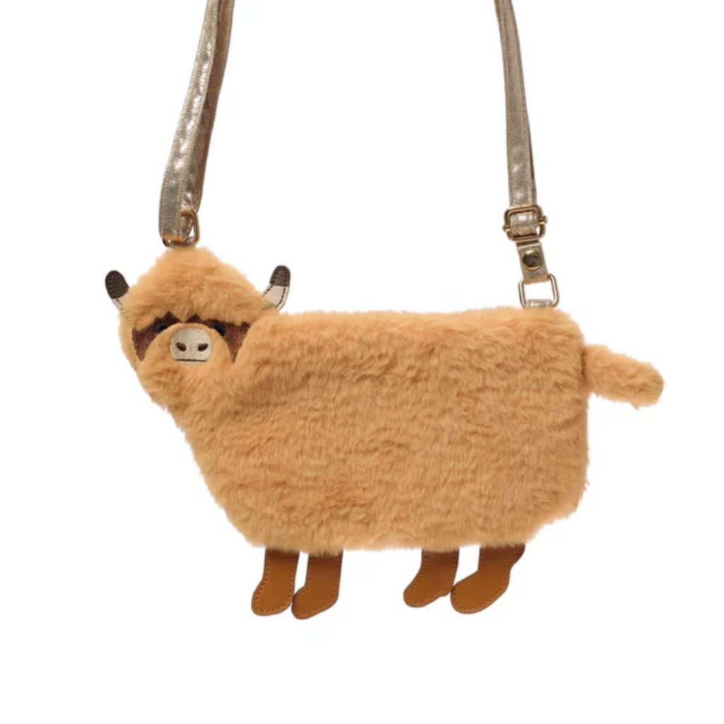 Hettie Highland Cow Purse - Little Kinfolk Boutique | Children's Clothing Regina, SK