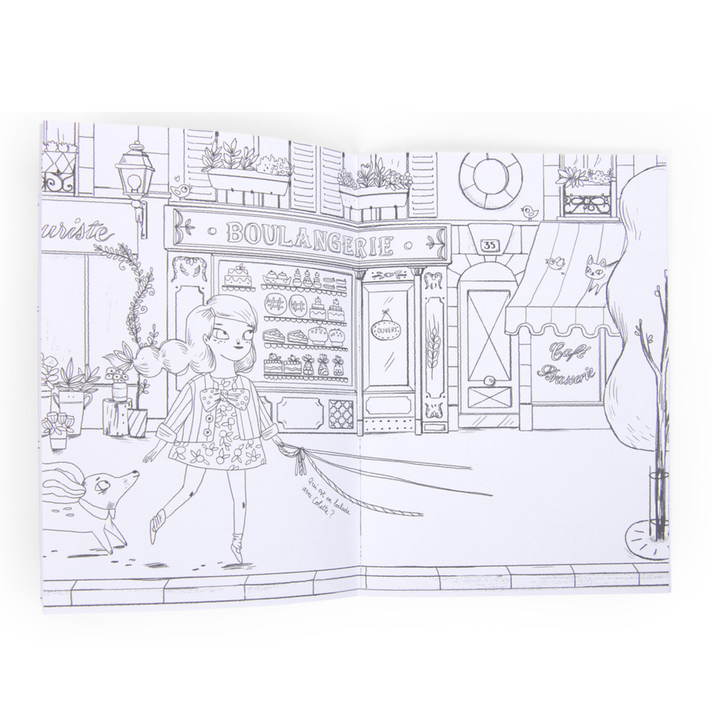 Parisienne Colouring Book - Little Kinfolk Boutique | Children's Clothing Regina, SK