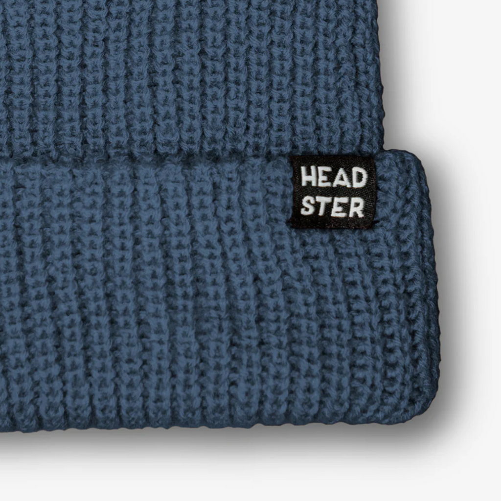 Slate Blue Minimal Beanie - Little Kinfolk Boutique | Children's Clothing Regina, SK